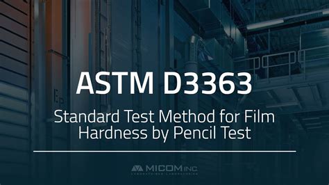 astm d3363 pencil hardness test|astm d3363 pdf free download.